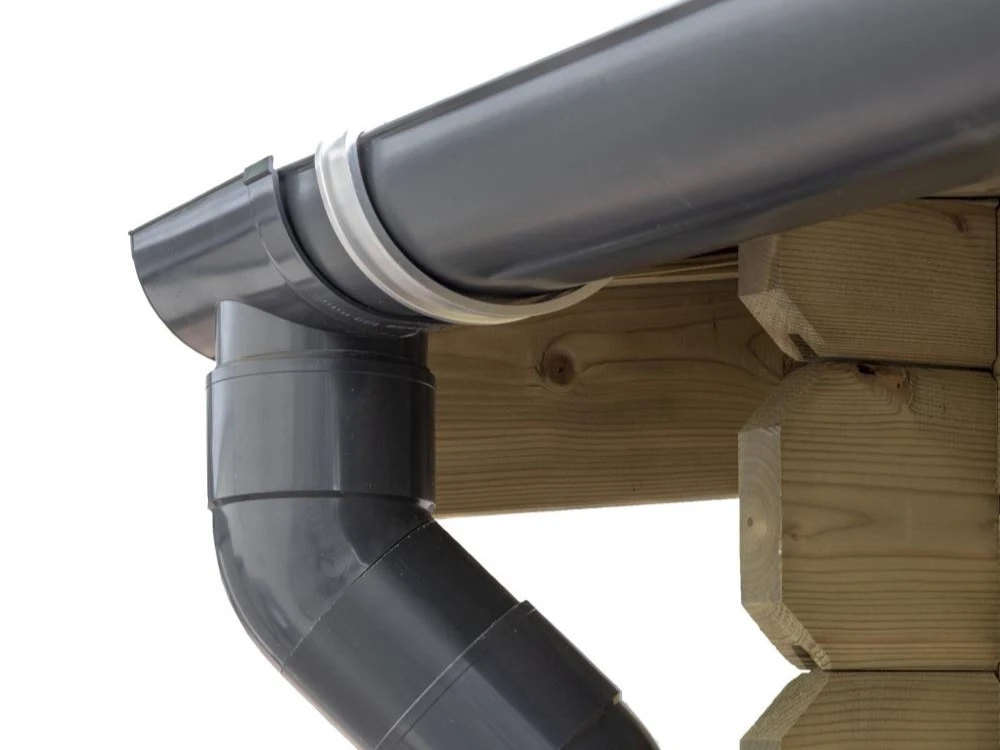 Dakgoot PVC Zadeldak Antraciet - Lengte 750 cm - Afbeelding 1